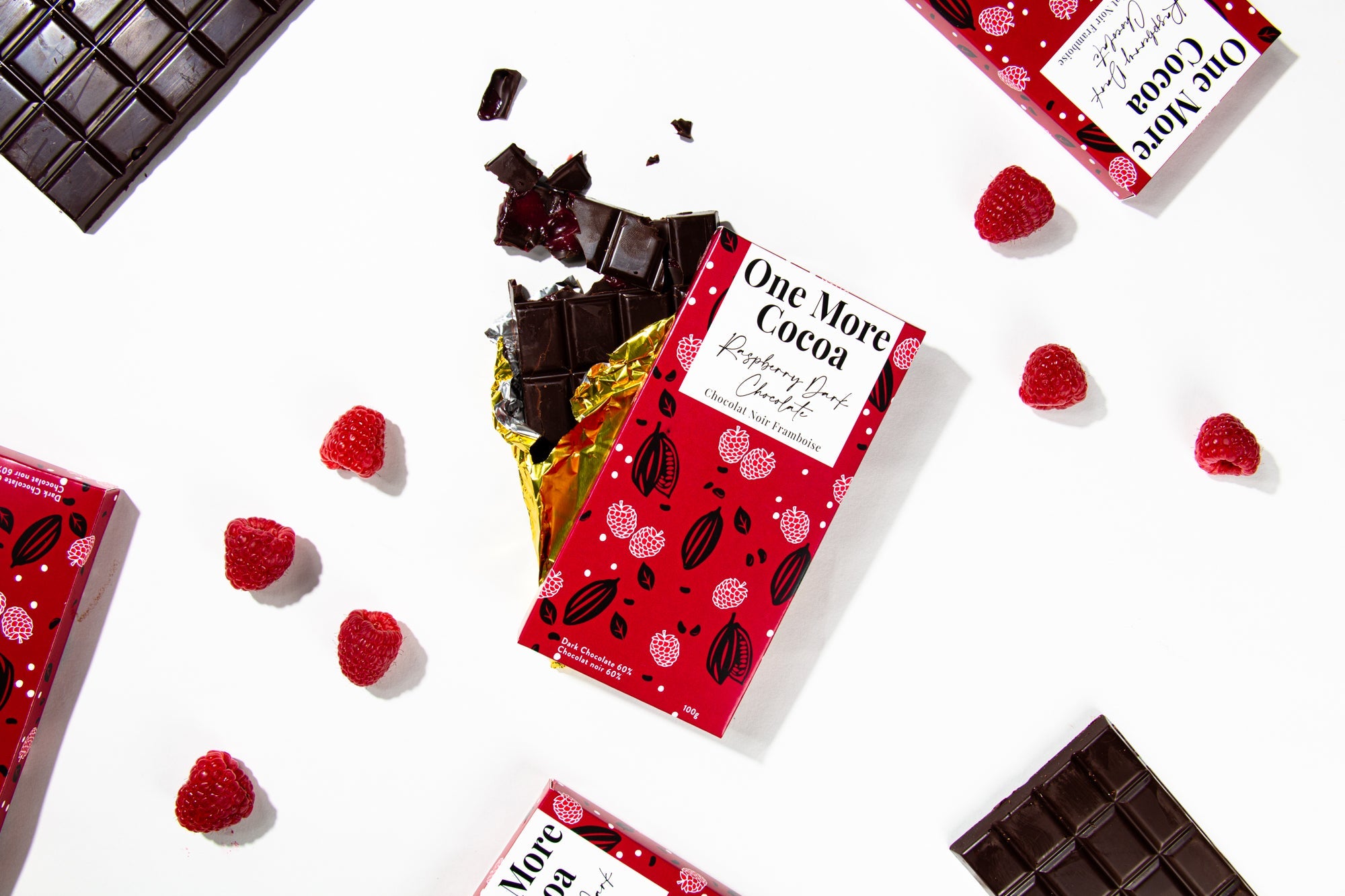 Raspberry Dark Chocolate – One More Cocoa
